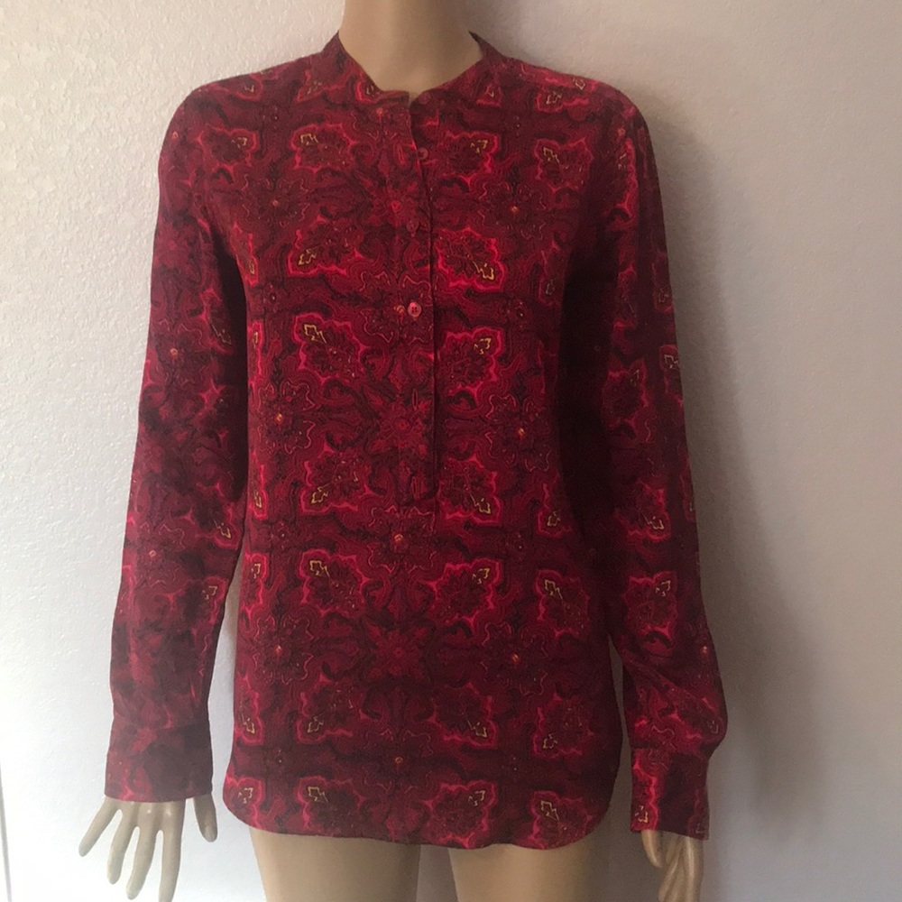 silk blouse